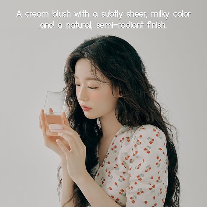 HOLIKA HOLIKA Colored Milk Cream Blush 04 LOVE Clean, Buildable