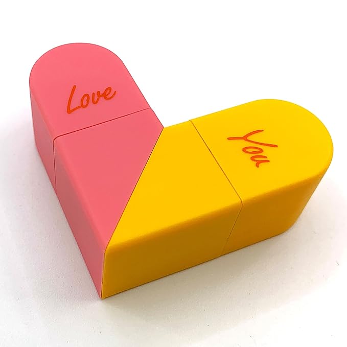 Heart Shaped Dual-use Deformable Lip Balm Gifts