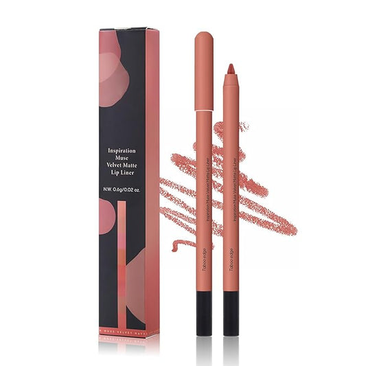 KISSIO Lip Liner,Creamy Lip Pencil,Long Lasting Lip Liner with Sharpener,Matte Finish,Smooth and Soft,Non-Dry,Easy to Use,Cruelty free,0.02 oz,04 Taboo edge