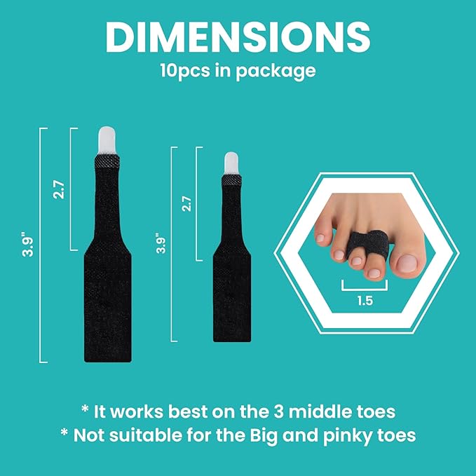 10 Pack Hammer Toe Corrector
