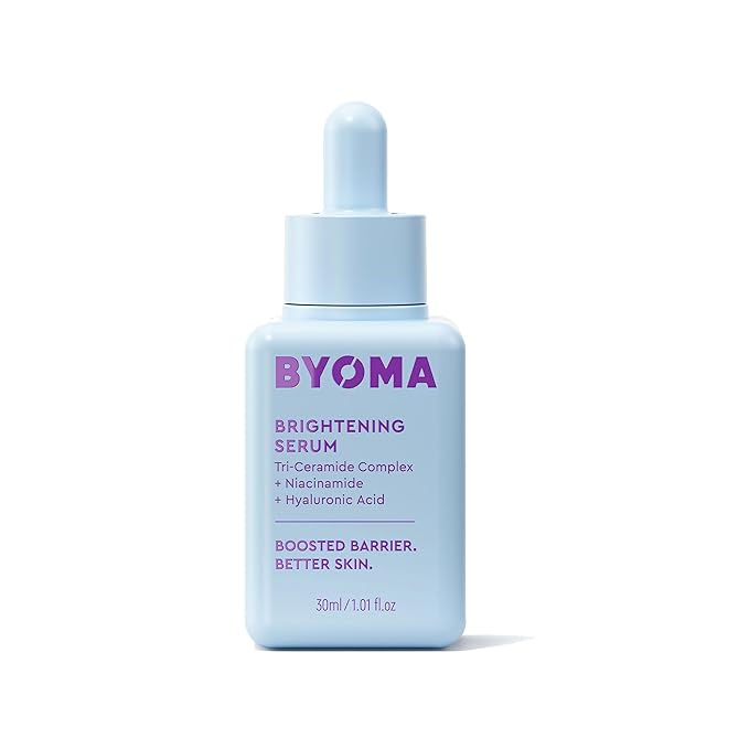 BYOMA Brightening Serum - Barrier Repair Serum - Brightening & Hydrating Face Serum with Hyaluronic Acid, Niacinamide & Ceramides - Hyaluronic Acid Serum For Face, Glowing, Radiant Skin - 1.01 fl. oz
