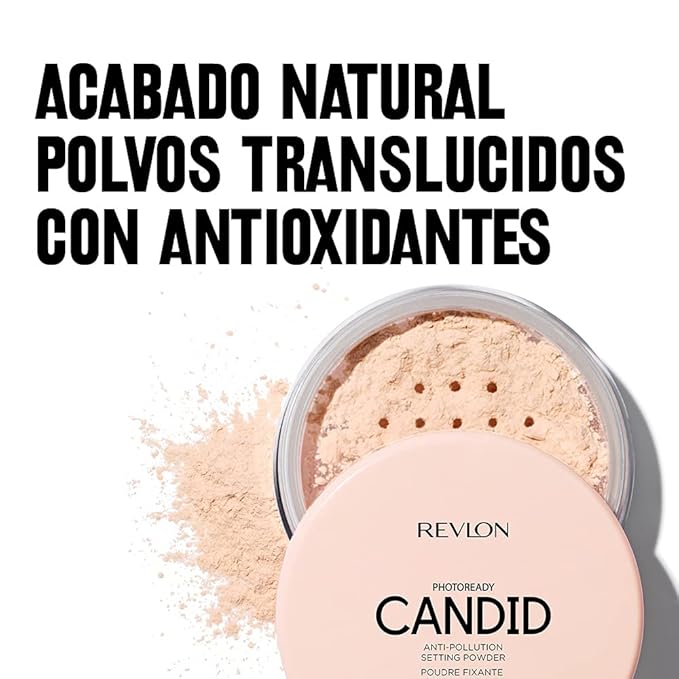 Revlon PhotoReady Candid Setting Powder, with Anti-Pollution, Antiox