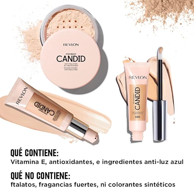 Revlon PhotoReady Candid Setting Powder, with Anti-Pollution, Antiox