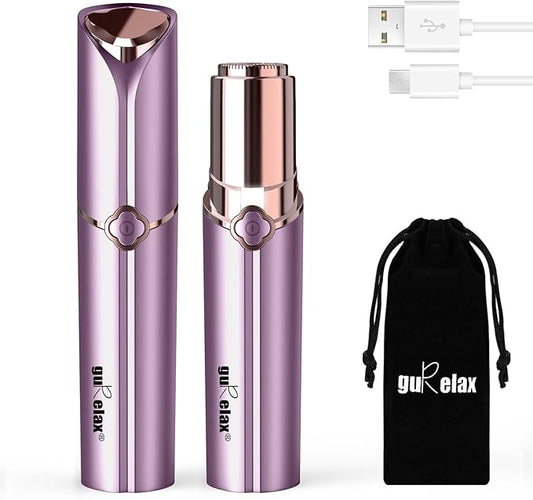 Facial Hair Removal for Women, Painless Electric Facial Hair Remover for Face, Chin,Upper Lip with USB Rechargeable
