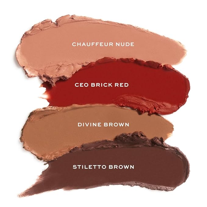 Revolution, Lip Allure Soft Satin Lipstick, Highly Pigmented & Smudge Proof, Long Lasting Creamy Satin Finish, Contains Vitamin E, Chauffeur Nude, 0.11 oz