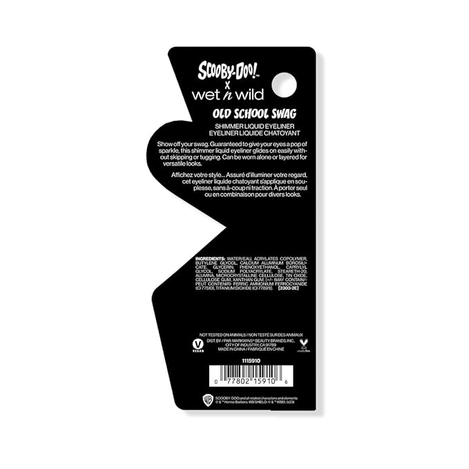 wet n wild Scooby Doo Collection Old School Swag Shimmer Liquid Eyeliner - Let's Split Up (Pack of 2)