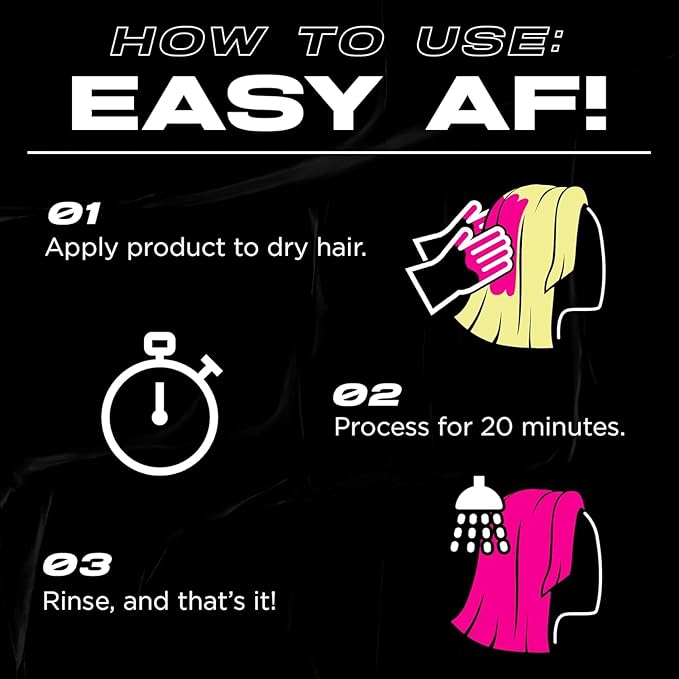 XMONDO Hair Color Super Pink