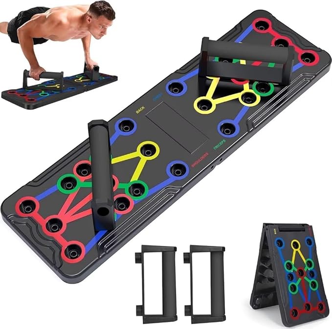 Fitness plate pushup stand fitness equipment stand folding pushups