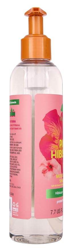 Tree Hut Pink Hibiscus Moisturizing Bare Shave Oil | Made with Soothing Jojoba Oil | Gel-to-Oil Formula Helps Prevent Razor Bumps, Ingrown Hairs, & Skin Irritation | 7.7 fl oz.