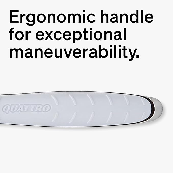 Schick Quattro Titanium Razor, 1 Razor Handle and 4 Cartridges | Shaving Razors for Men, 4 Blade Mens Razors for Shaving, Razor Blades for Men, 1 Handle with 4 Razor Blades Refills