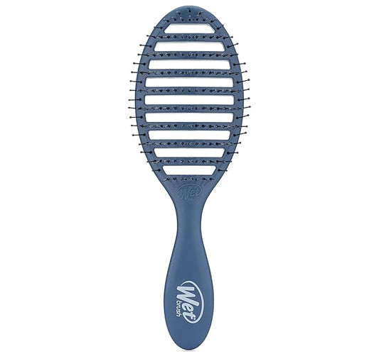 Wet Brush Speed Dry Hair Brush, Elemental Blue, Vented Design & Soft HeatFlex Bristles, Blow Dry Safe, Ergonomic Handle Manages Tangles & Uncontrollable Strands, Pain-Free Hair Accessories
