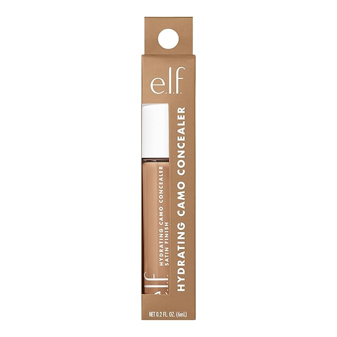 e.l.f. Hydrating Camo Concealer, Lightweight, Full Coverage, Long Fl Oz