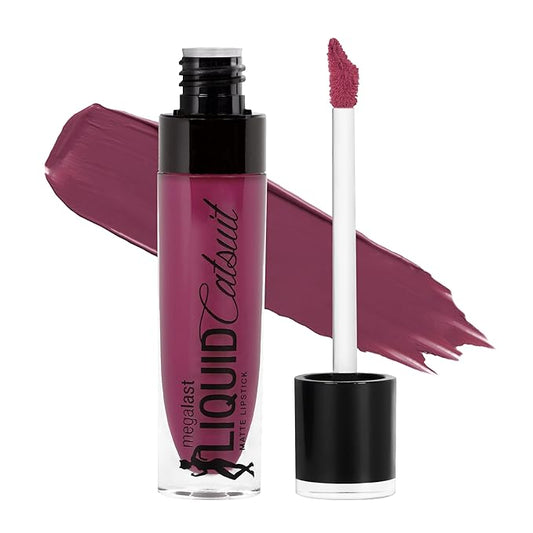 wet n wild Megalast Catsuit Matte Liquid Lipstick, Red Berry Recognize | Lip Color Makeup | Moisturizing | Creamy | Smudge Proof