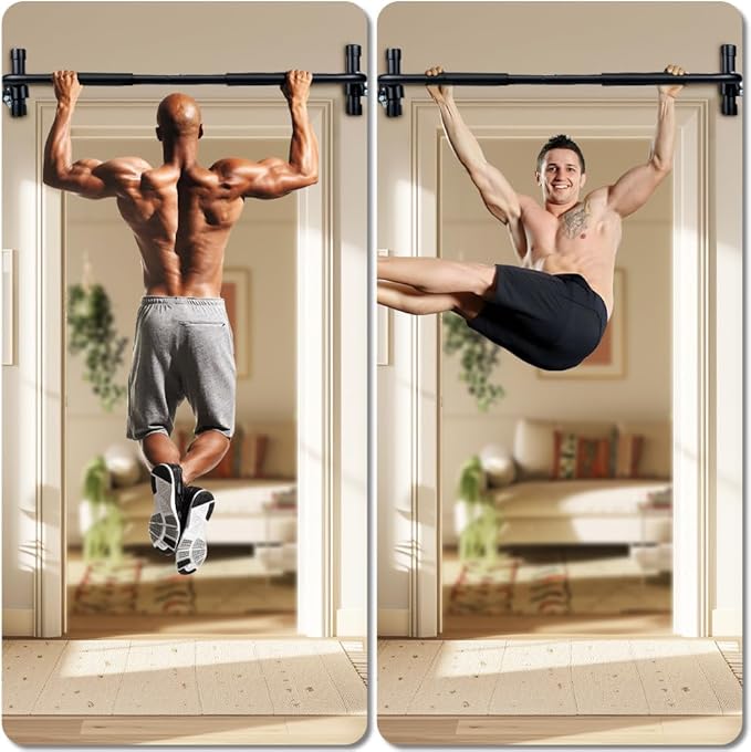 Heavy Duty Doorway Pull up Bar with Push
