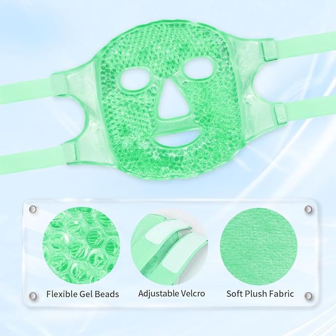 Cold face eye masks ice
