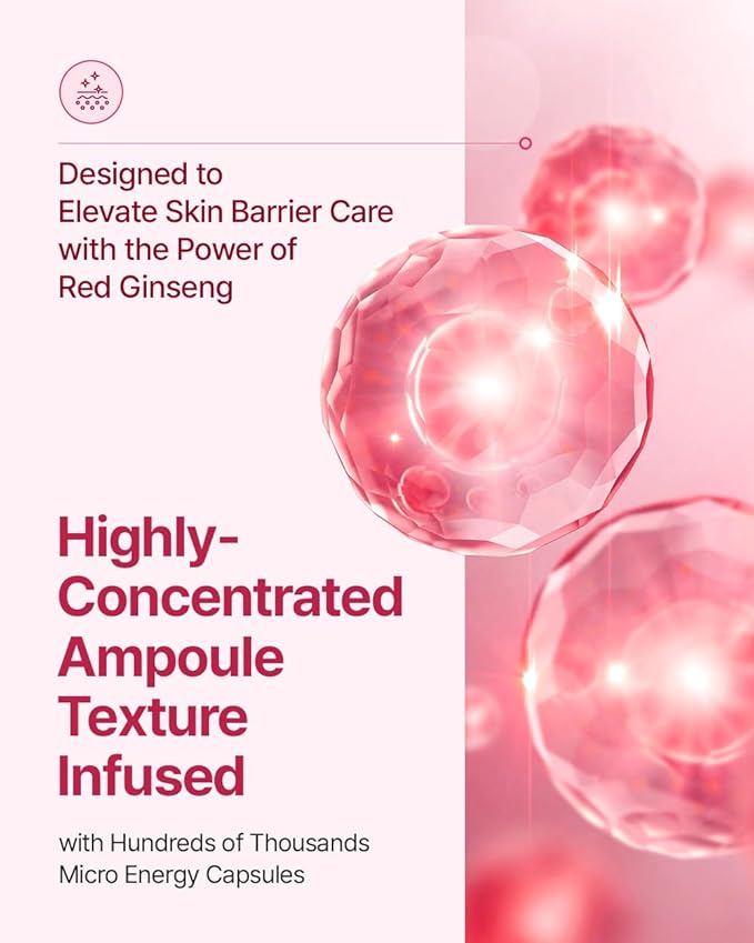 Donginbi Ginseng Daily Defense Capsule Ampoule - Improved Skin Environment, Korean Ginseng Skin Care,1.01 floz / 30 ml