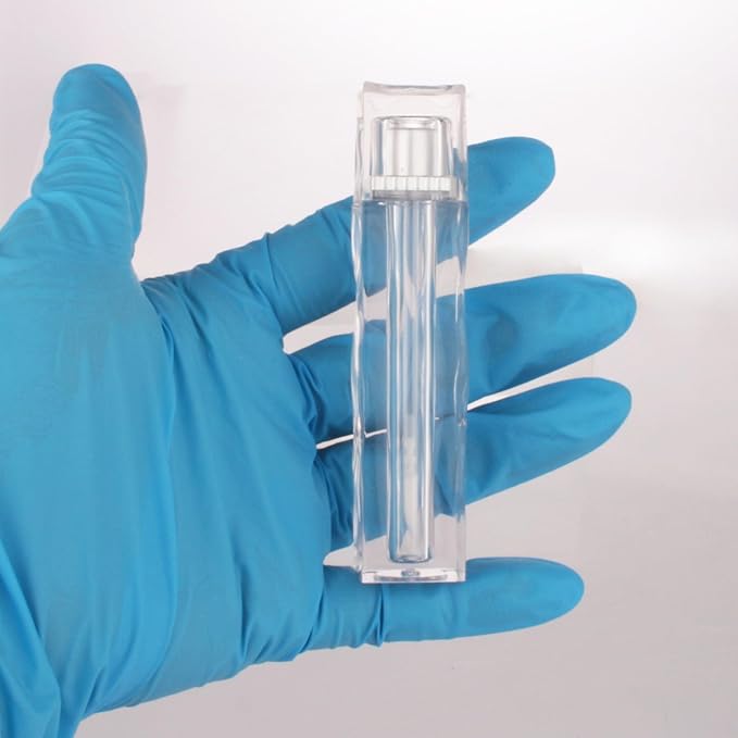 COSIDEA 10PCS Empty 4ML clear Lip Gloss Tubes Wave Square lipgloss Tube with Wand Applicator for Lip oil tint bottles container small business