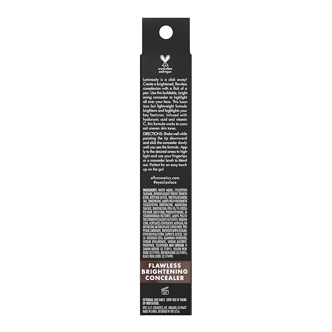 e.l.f. Flawless Brightening Concealer, Illuminating & Highlighting Face Fl Oz