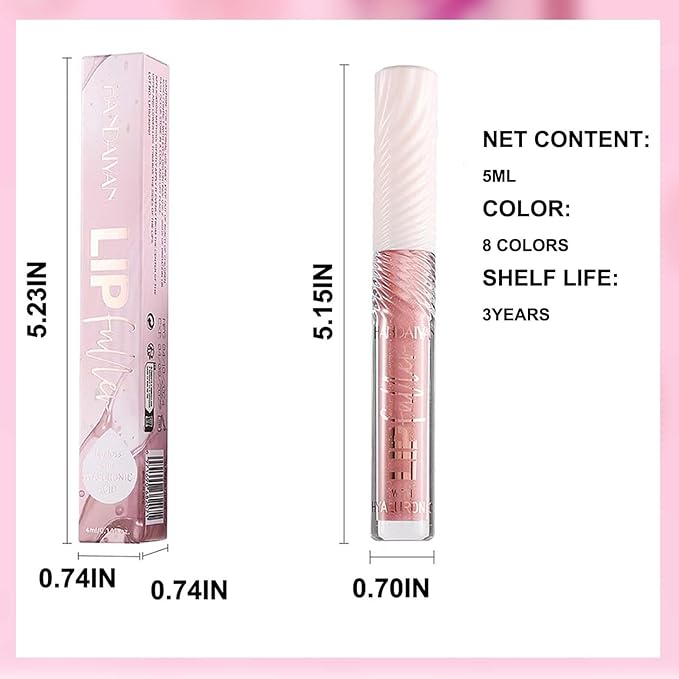 Lip GlossTinted Glitter Lipgloss Lip Oil Teens Moisturizing Lipstick Lip Balm High Shine And Vegan Plumping Lip Gloss For Women Girls Long-Lasting Dry Lip Care lip pumper gloss 08Jelly Red