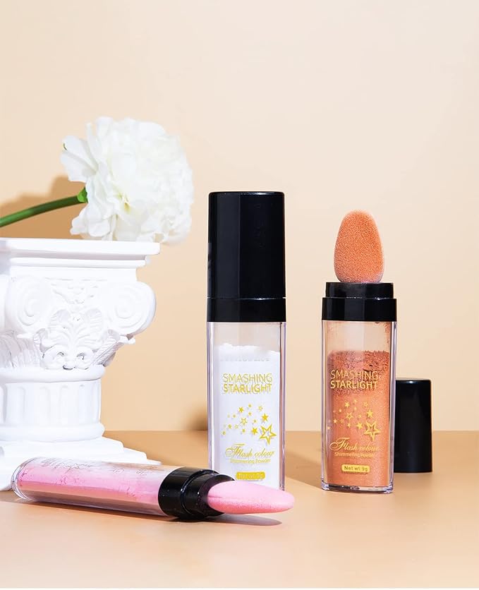 Fairy Highlight Puff Stick Highlight Patting Powder - (#old Brown) 03 G