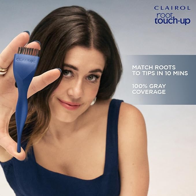 Clairol Root Touch-Up by Nice'n Easy Permanent Hair Dye, 6G Light Golden Brown Hair Color, Pack of 2