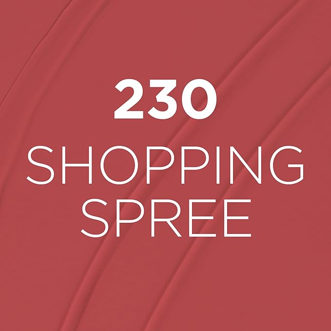 L'Oreal Paris Infallible Matte Resistance Liquid Lipstick, up to 16 Hour Wear, Shopping Spree 230, 0.16 Fl Oz