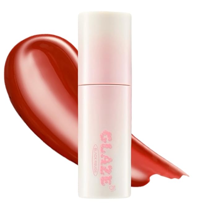 Chewy Lip Glaze, High Shine Lip Gloss, Korean Beauty (GZ06 Sweet Chili, 3.5 grams)