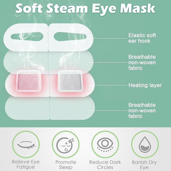 48 packs steam eye mask
