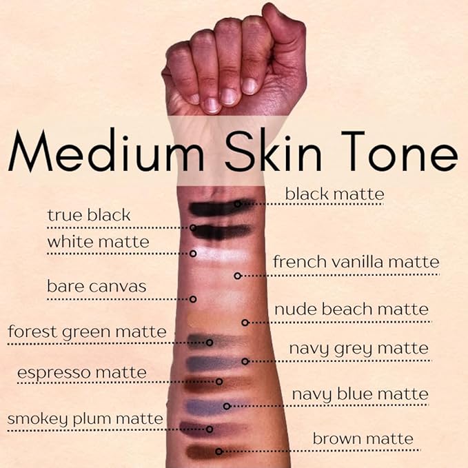 Bare Canvas Beige Neutral Naked Bare Matte Pressed Powder Single Vegan Eyeshadow; Talc, Paraben & Cruelty Free