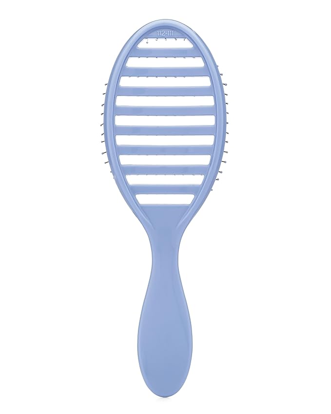 Wet Brush Speed Dry Hair Brush - Sky Blue - Vented Design and Ultra Soft HeatFlex Bristles Are Blow Dry Safe With Ergonomic Handle Manages Tangle and Uncontrollable Hair - Pain-Free