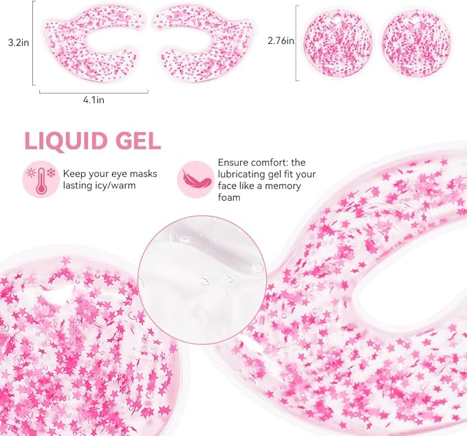 Reusable eye face patches 6