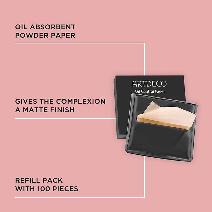 ARTDECO Oil Control Paper - Oil-Absorbing Blotting Paper Face