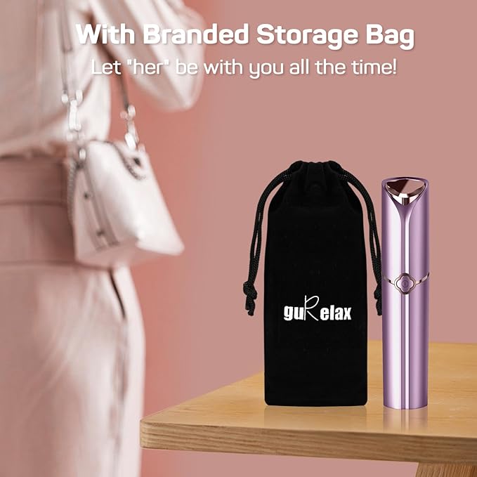 Facial Hair Removal for Women, Painless Electric Facial Hair Remover for Face, Chin,Upper Lip with USB Rechargeable