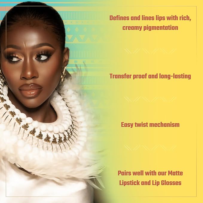 Juvia's Place Coffee Shop Luxe Lip Liner: Sweet Nothing - Colorstay Matte Finish Lip Pencil, Makeup for Natural Long Lasting Beauty and Sensational Wear, Lip Stain Kiss Proof Cometics