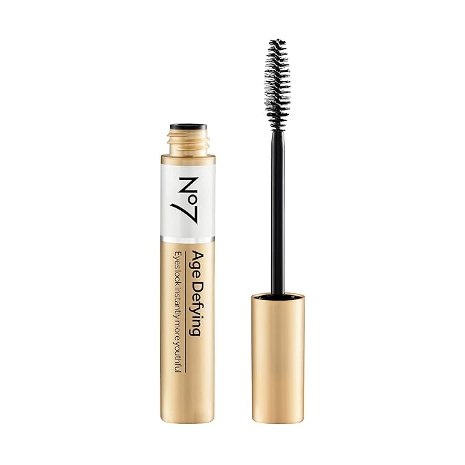 No7 Age Defying Eye Mascara - All-in-One Eyelash Mascara for Enhanced Length, Curling & Volumizing Eyelashes - Smudge & Clump Free Eye Makeup for Women (7ml)