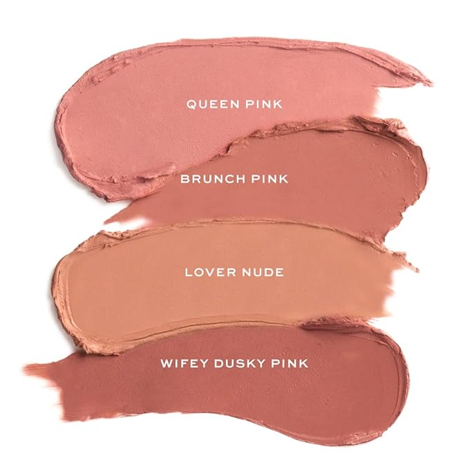 Revolution, Lip Allure Soft Satin Lipstick, Highly Pigmented & Smudge Proof, Long Lasting Creamy Satin Finish, Contains Vitamin E, Brunch Pink Nude, 0.11 oz