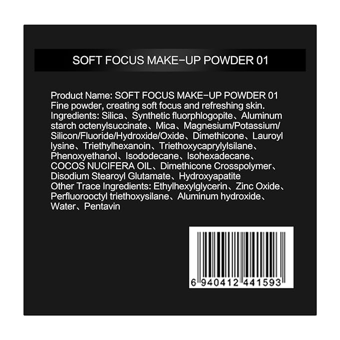 Soft Focus Loose Setting Powder, Waterproof, Matte, Oil For Dry