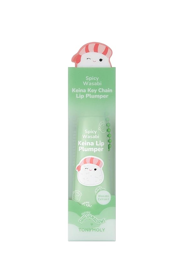 TONYMOLY x Squishmallows Keina Keychain Spicy Wasabi Lip 11ml