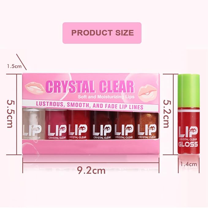 6 Colors Lip Oil, Hydrating Tinted Plumping Lip Hydrating