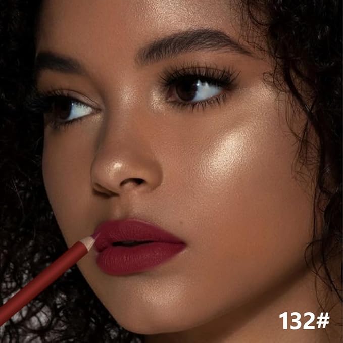 6-Color Velvet Matte Lipstick Pencils Pack for Lips Makeup, Ultra Smooth Creamy Hydrating, Long-Lasting High lmpact Color Soft Finish, Moisturized Lips (6Pcs Matte Lip pencils Set-E, Pack of 1)