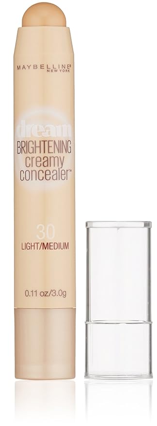 Maybelline Dream Brightening Creamy Concealer, Light/Medium, 0.11 oz. 0.11 oz