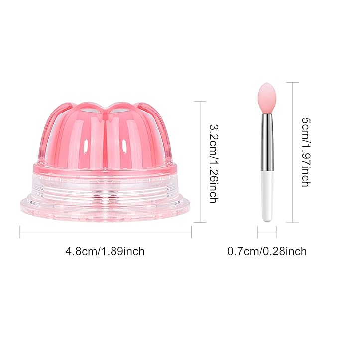2Pc Jelly Lip Mask Overnight,Fruity Strawberry Collagen-Strawberry