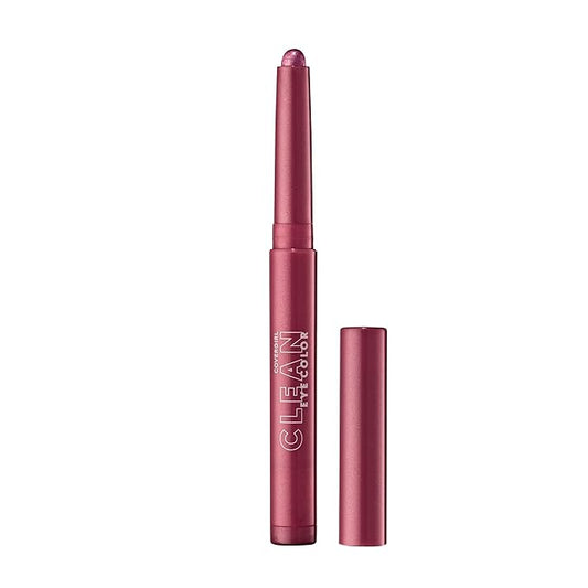 Covergirl Clean Eye Color, Raspberry Bloom, Eyeshadow Sticks, Ultra Creamy Formula, Lightweight, Buildable Formula, Lasts All Day, Smudge-Proof, 0.05oz
