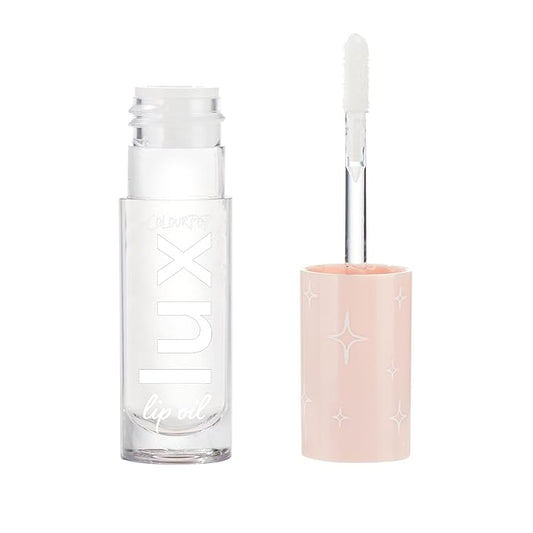 ColourPop Lux Lip Oil - Hydrating, Sheer Tinted Lip Oil Formulated with Antioxidant-Rich Chamomile Extract & Calendula Oil - Non-Greasy, Nourishing Clear Lip Oil - Dew Drop (0.16 oz)