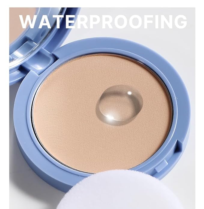 Oil Control Face Pressed Powder, Matte and Smooth Natural, ) 0.35Oz