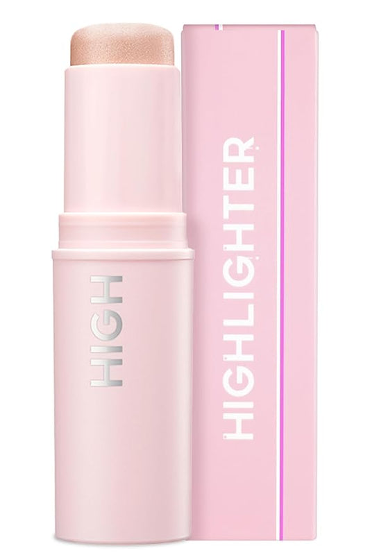 KAHI Highlighter - Skin-Illuminating Highlighter Makeup Stick | Long-lasting Pink Highlighter Makeup | Korean Highlighter Stick for Aging-Lines Improvement | Moisturizing Highlight Stick (0.32 fl oz)