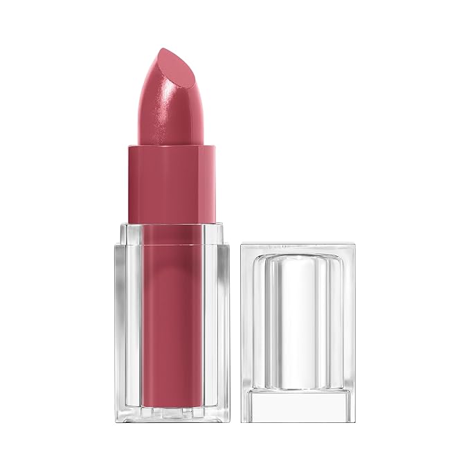COVERGIRL Clean Lip Color, True Petal, Satin Finish, Squalane, Avocado & Aloe, Carmine-Free, Non-Drying, 0.12oz