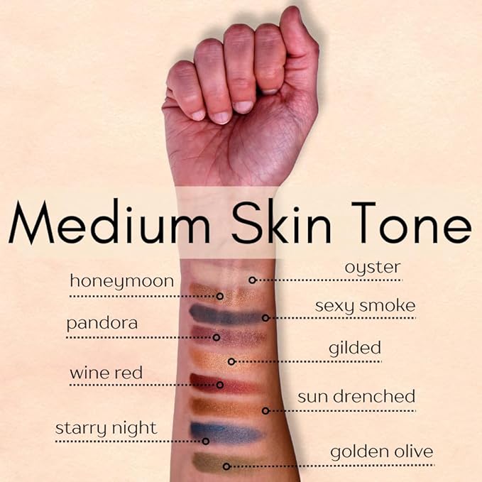 Golden Olive Army Green Sage Shimmering Pressed Powder Single Vegan Eyeshadow; Talc, Paraben & Cruelty Free