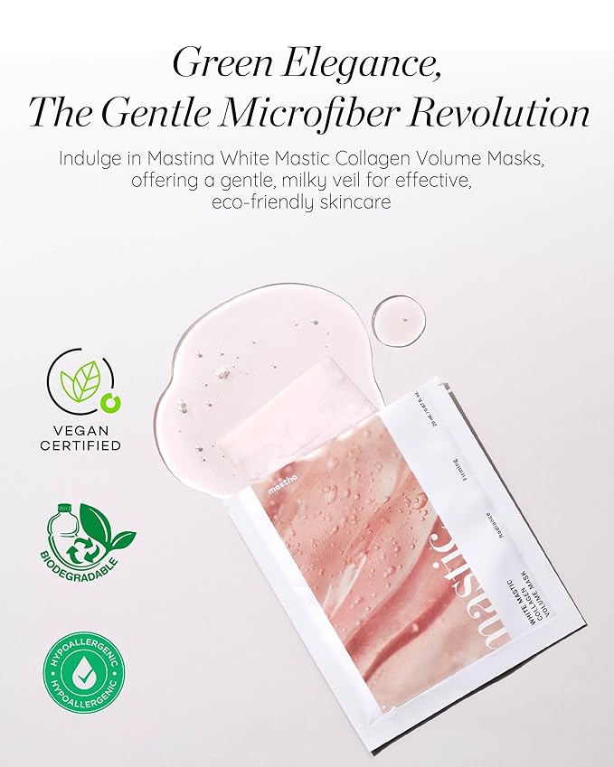 White Mastic Face Mask (Collagen Volume, Sagging