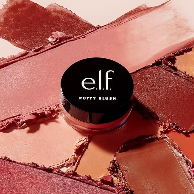 e.l.f. Putty Blush, Creamy & High-Pigment Formula For Cruelty-Free, Fiji